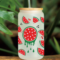 UV DTF Cup Wraps – 7 Sheets for 16oz Glass Cups, Decals & Craft Supplies (Fruit B)