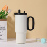 24oz Insulated Stainless Steel Water Bottle with Upgraded Handle - Designer Picks