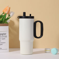 24oz Insulated Stainless Steel Water Bottle with Upgraded Handle - Designer Picks