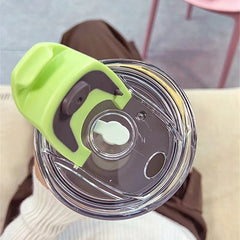 40oz Tumbler with Handle and Straw Lid