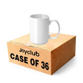 Spécial Fête des Pères – Lot de 24 tasses à café vierges Joyclub 15 oz pour sublimation, tasses en céramique blanche de qualité supérieure pour presse à chaud et impression personnalisée, kit cadeau DIY en vrac