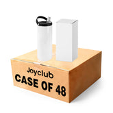 20oz Sublimation Tumblers Water Bottles with Wide Mouth Handle Cap And Straw / case of 48