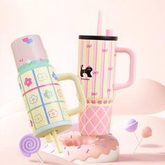 24 oz Tumbler with Lid and Straw - Designer Picks