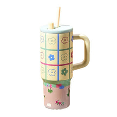 24 oz Tumbler with Lid and Straw - Designer Picks