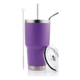 30 oz Purple Stainless Steel Tumbler
