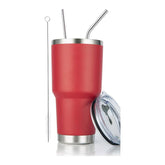 30 oz Red Stainless Steel Tumbler