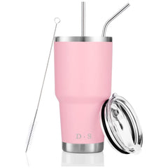 30 oz Pink Stainless Steel Tumbler