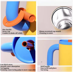 34oz Insulated Travel Tumbler with Straw