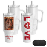 40 OZ Sublimation Tumblers with Handle
