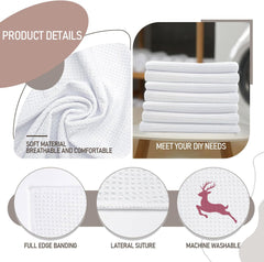 16x24 Sublimation Waffle Weave Microfiber Towels – Polyester Kitchen & Craft Blanks