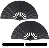 Joyclub 2 Pack Large Clapping Fans - Black