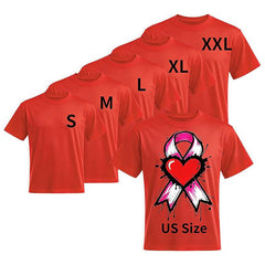 5 PCS Unisex Sublimation Blanks Bulk Polyester T Shirts - red