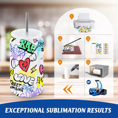 16 oz Sublimation Blank Tumblers (White)