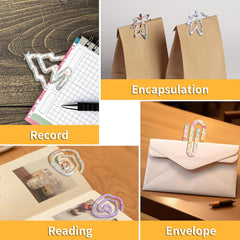 Sublimation Paper Clips, 18 style Blanks Bulk Acrylic Jumbo Paper Clips