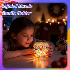 DIY Mosaic Candle Holder Kit