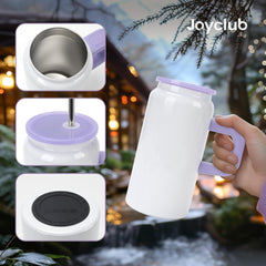 4 Pack 16oz Kids Sublimation Tumblers Blanks with Handle