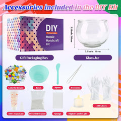 DIY Mosaic Candle Holder Kit