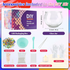 DIY Mosaic Candle Holder Kit