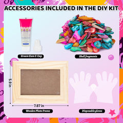 Mosaic Photo Frame Craft Kit – Handmade Gift for Kids 6–12