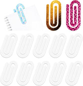 Sublimation Blanks Bulk Acrylic Jumbo Paper Clips 4" x 2"