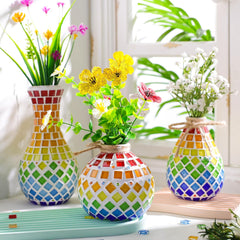 Mosaic Vase Craft Kit – DIY Handmade Project