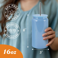 16 oz Sublimation Blank Tumblers (Colorful)