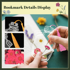 20PCS DIY Dried Flower Bookmark Kit