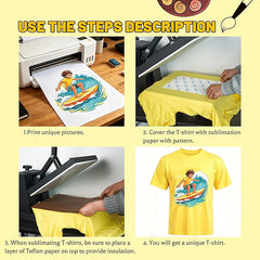 5PCS Unisex Sublimation Blank T-Shirts – Polyester Crew Neck Short Sleeve - Yellow