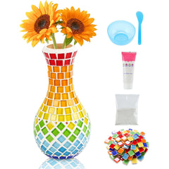DIY Mosaic Vase Kit for Adults and Kids