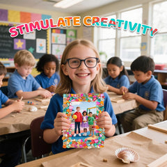 Mosaic Photo Frame Craft Kit – Handmade Gift for Kids 6–12