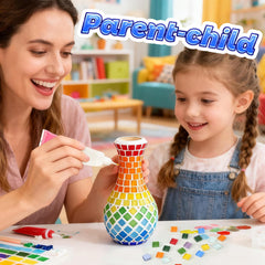 DIY Mosaic Vase Kit for Adults and Kids