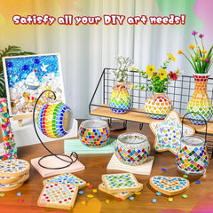 DIY Mosaic Hanging Candle Holder Kit