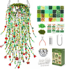 Beaded Plant Kit with Disco Flowerpot Crystal Beads and Instruction