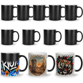 11 oz Color Changing Sublimation Mugs – 12 Pack Ceramic Mugs