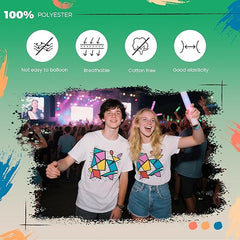 5 Pack Sublimation T-Shirts Bulk – Unisex White Polyester for Heat Transfer - S