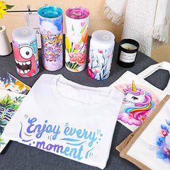 3 Pack Sublimation T-Shirts Bulk – Unisex White Polyester for Heat Transfer - S