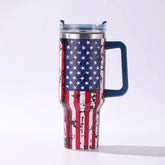 40 Oz Water Bottle for Stainless Steel Tumbler (Blue Handle)