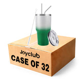 30 oz Green Glitter Stainless Steel Tumbler / Case of 32