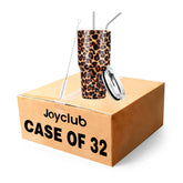 30 oz Leopard Stainless Steel Tumbler / Case of 32