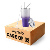 30 oz Purple Glitter Stainless Steel Tumbler / Case of 32