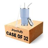 30 oz Sky Blue Stainless Steel Tumbler / Case of 32