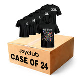 5 PCS Unisex Sublimation Blanks Bulk Polyester T Shirts - Black / Case of 24
