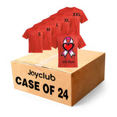 5 PCS Unisex Sublimation Blanks Bulk Polyester T Shirts - red / Case of 24