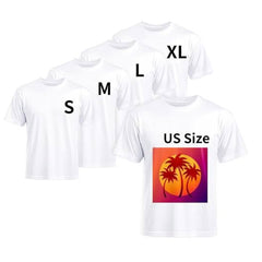 Custom Bulk Order – 60 White Polyester T-Shirts (S–XL)
