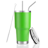 30 oz tumbler stainless steel cups metal water bottles in bulk - Green