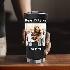 Custom tumblers  20 oz sublimation tumblers stainless steel cup Personalized Picture