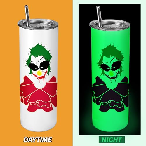20 OZ Sublimation Tumblers Glow in the Dark
