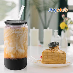 4 Pack Acrylic Lids for 16 oz Glass Cup( Multi Dark )