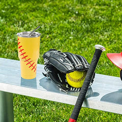 30 oz tumbler stainless steel cups metal water bottles in bulk - Softball