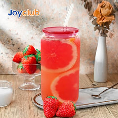 4 Pack Acrylic Lids for 16 oz Glass Cup( Multi Dark )